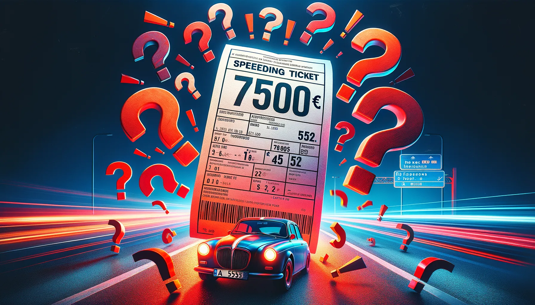 Unraveling the 7500 Euro Fine for Speeding Mystery