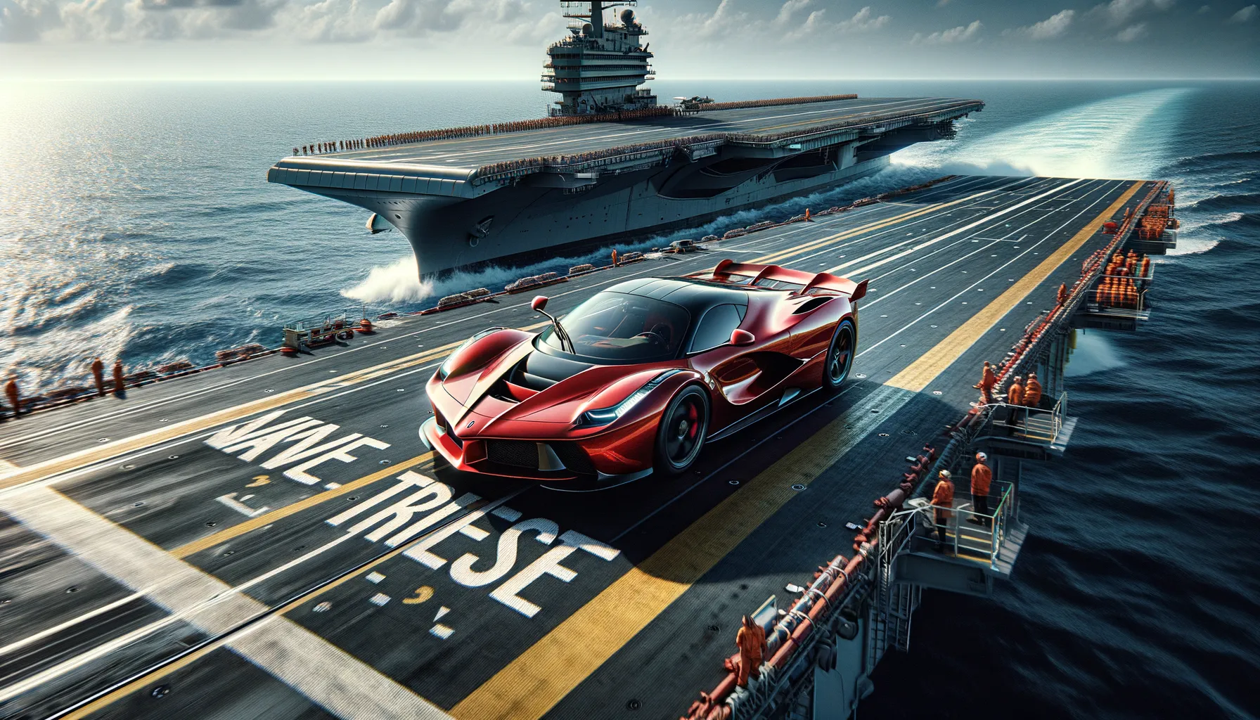 Ferraris Aircraft Carrier Launch A Record-Breaking Feat